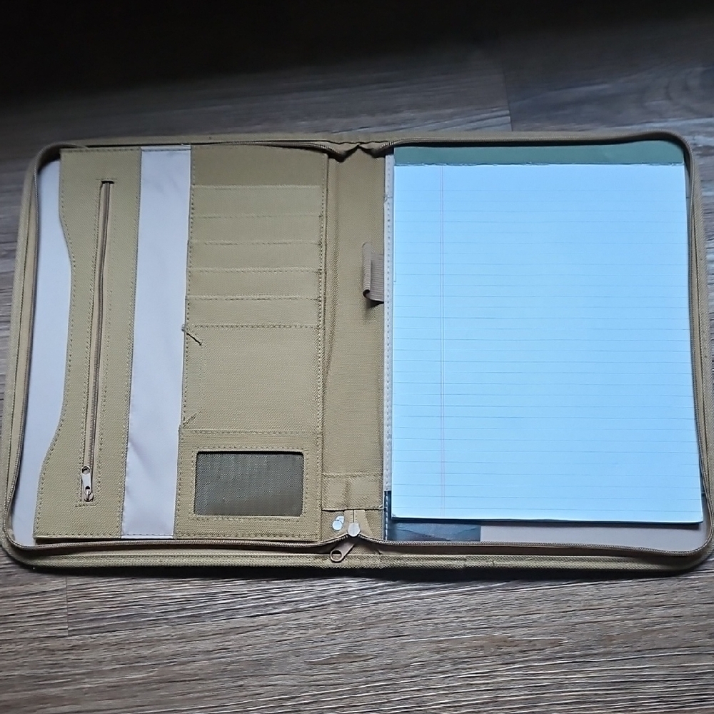 Alpha Code Tan Organizer/Tablet Case - Picture 3 of 5